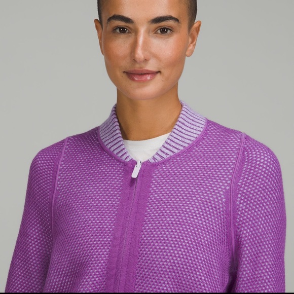 Lululemon reversible double knit sweater - Picture 2 of 4